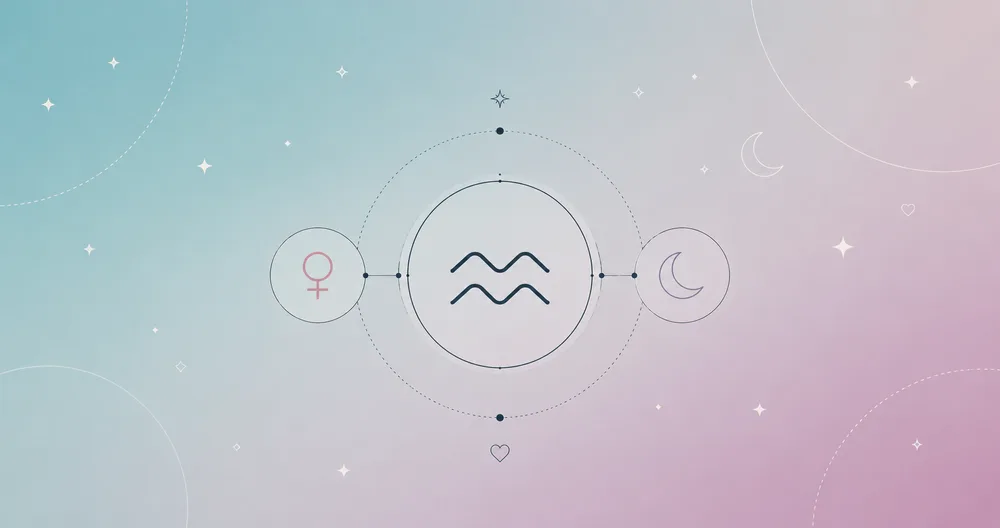 Aquarius birth chart Venus moon placement love compatibility