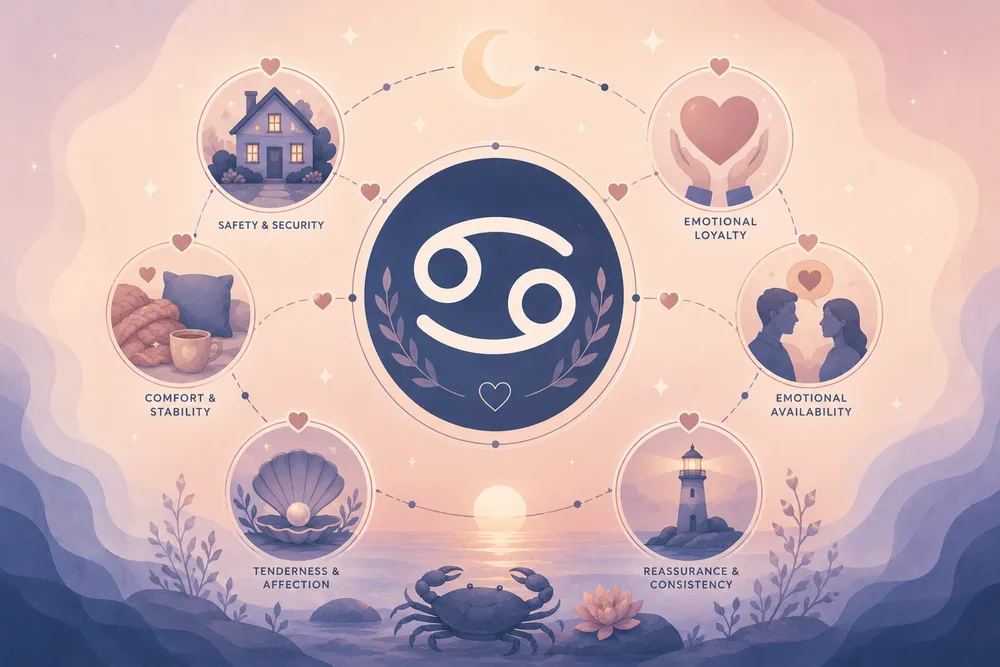 What Cancer needs in a relationship and partner