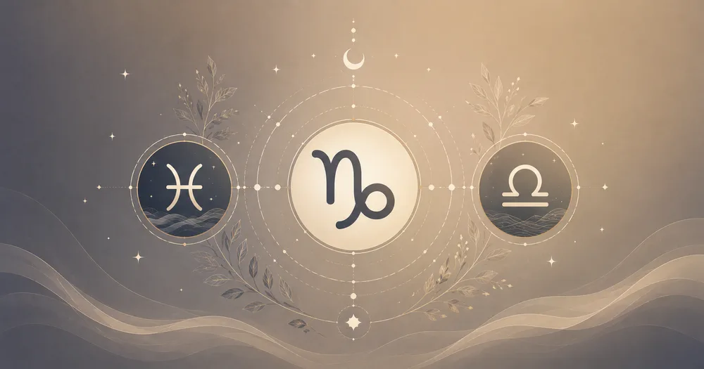 Capricorn middle ground zodiac matches Pisces Libra compatibility