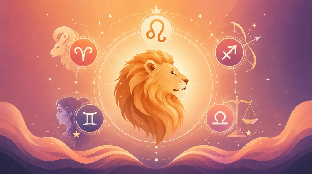 Leo best zodiac matches Aries Sagittarius Gemini Libra compatibility