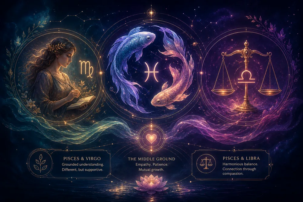 Pisces and Virgo Libra middle ground zodiac compatibility