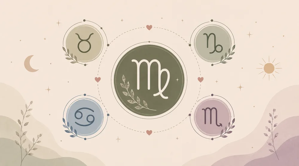 Virgo best zodiac matches Taurus Capricorn Cancer Scorpio compatibility